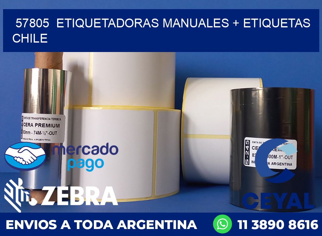 57805  ETIQUETADORAS MANUALES + ETIQUETAS CHILE