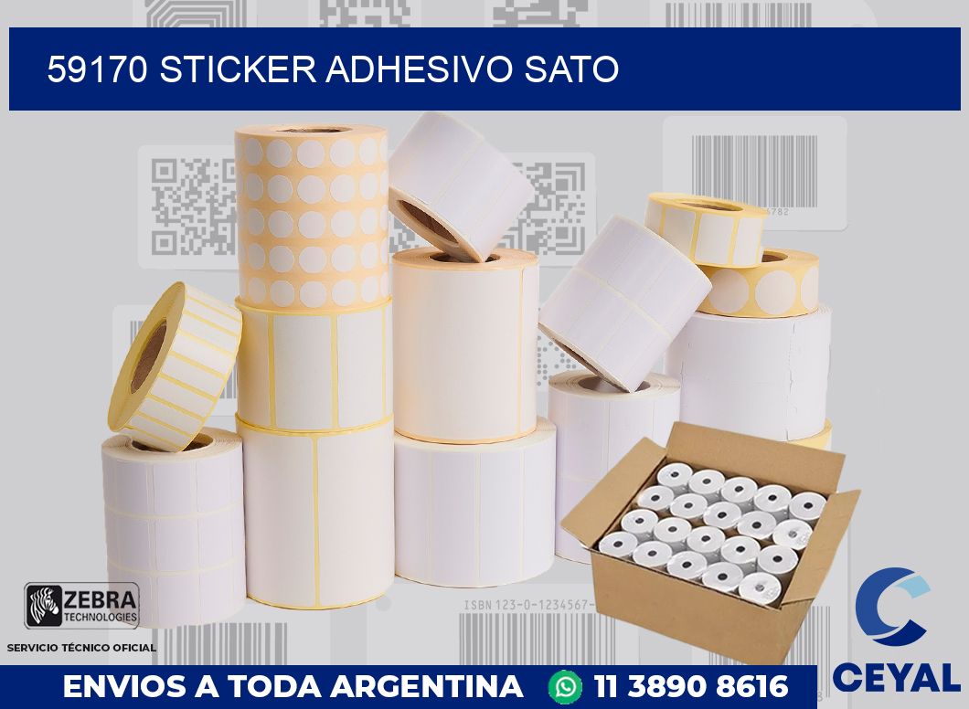 59170 STICKER ADHESIVO SATO