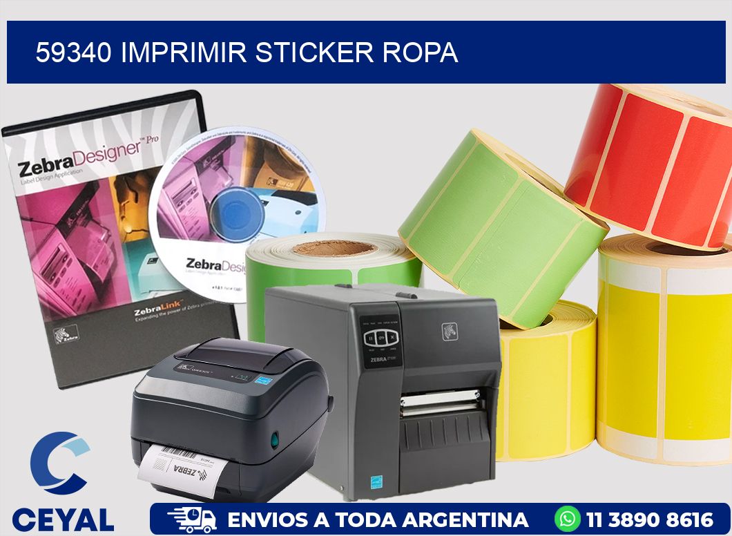 59340 IMPRIMIR STICKER ROPA