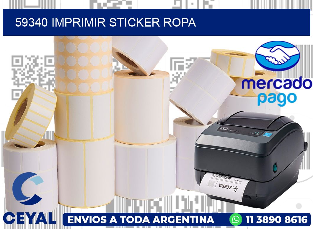 59340 IMPRIMIR STICKER ROPA