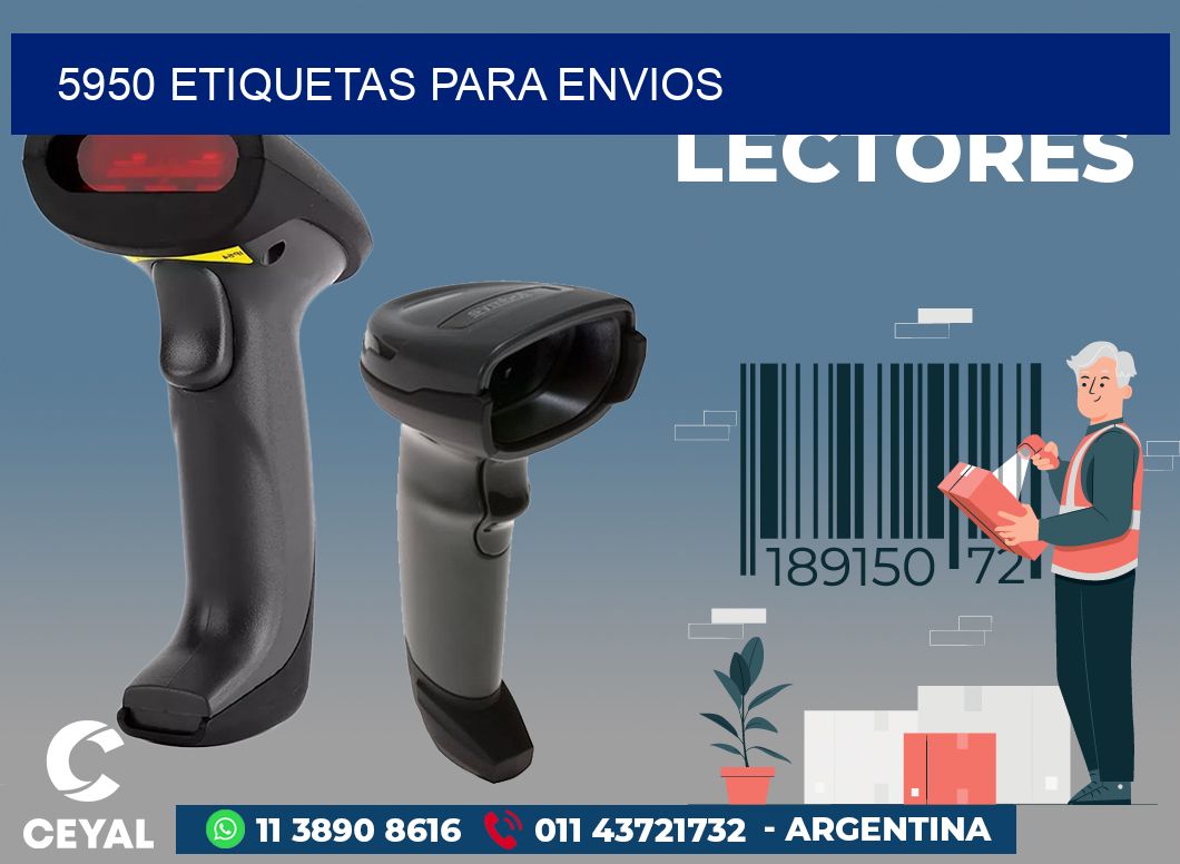 5950 ETIQUETAS PARA ENVIOS
