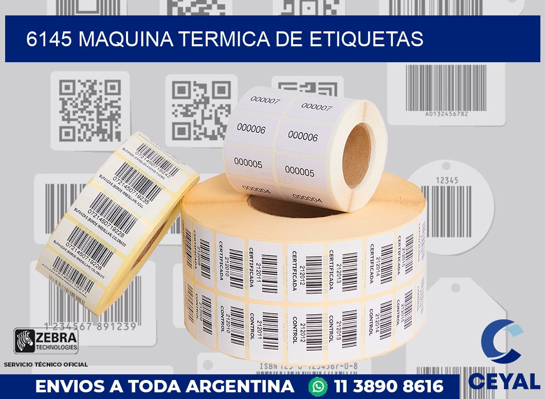 6145 MAQUINA TERMICA DE ETIQUETAS