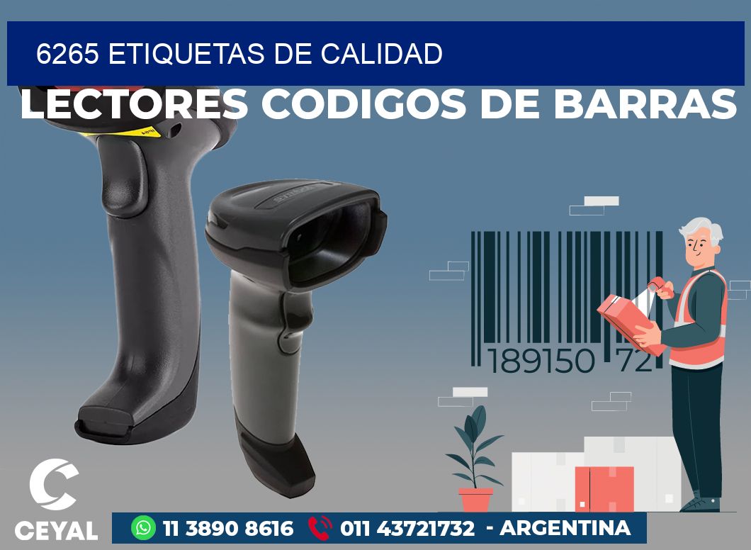 6265 ETIQUETAS DE CALIDAD