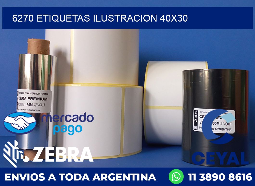 6270 ETIQUETAS ILUSTRACION 40X30