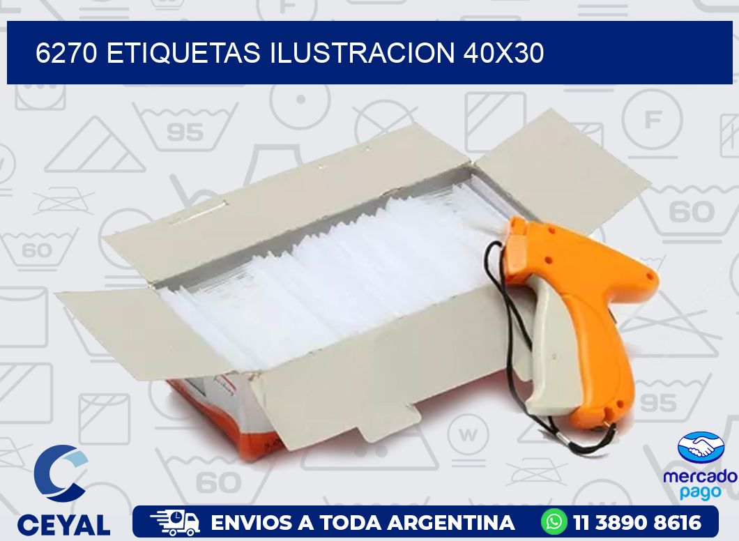 6270 ETIQUETAS ILUSTRACION 40X30