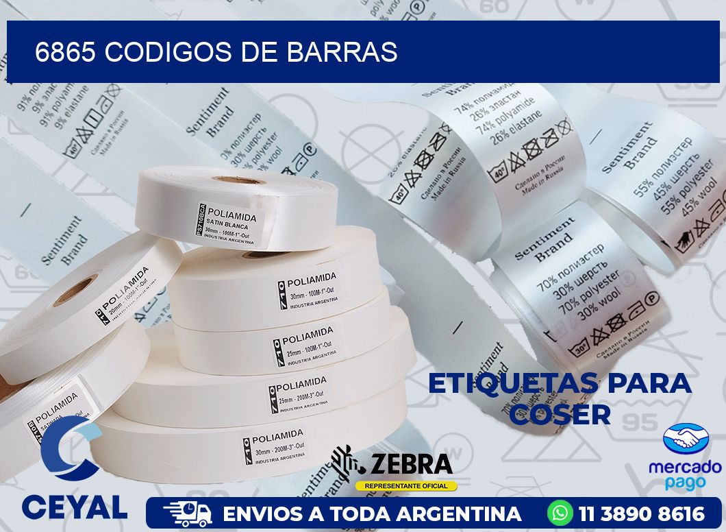 6865 CODIGOS DE BARRAS