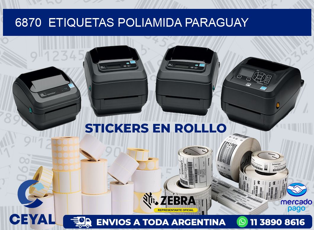 6870  ETIQUETAS POLIAMIDA PARAGUAY