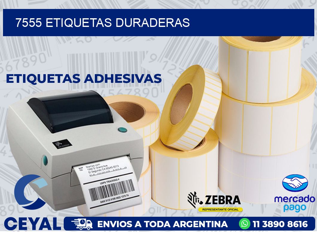 7555 ETIQUETAS DURADERAS