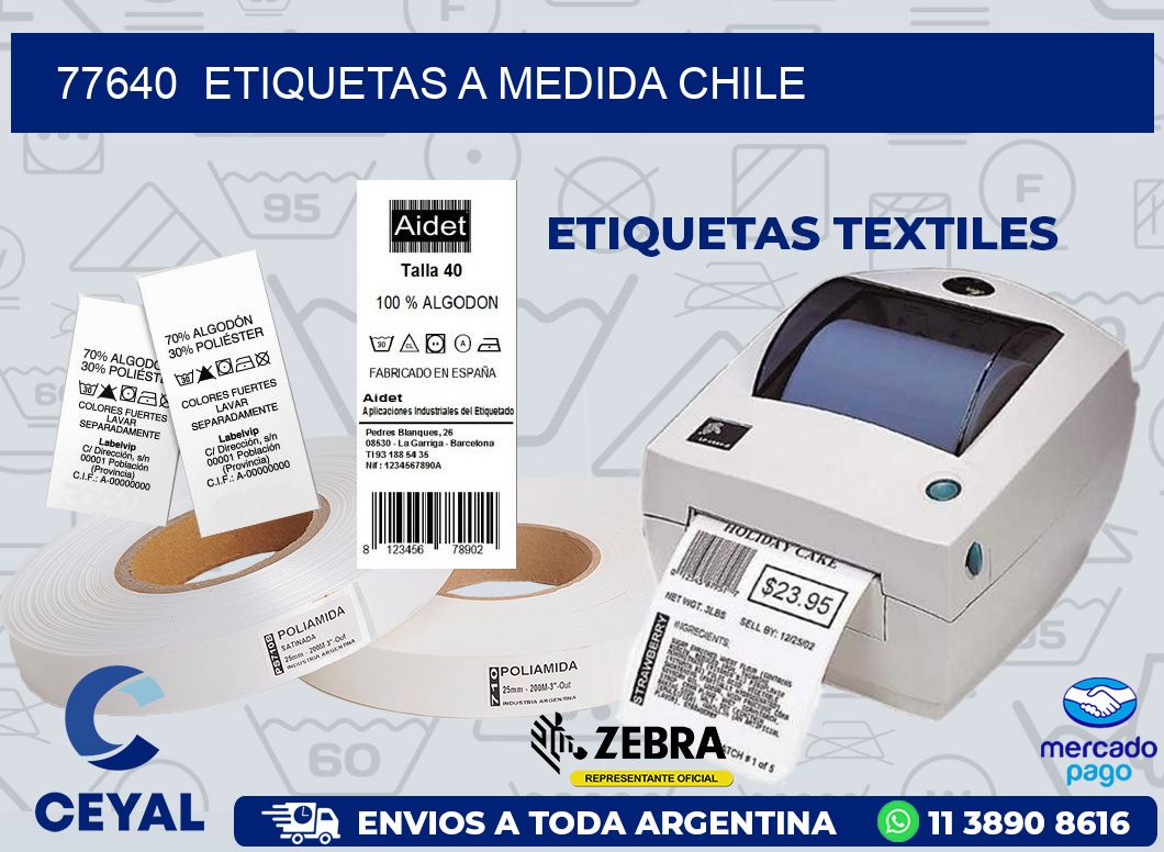 77640  ETIQUETAS A MEDIDA CHILE