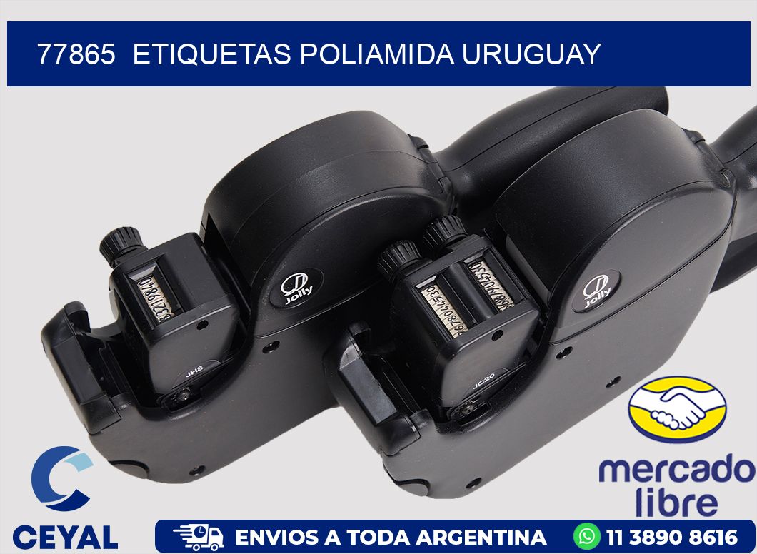 77865  ETIQUETAS POLIAMIDA URUGUAY