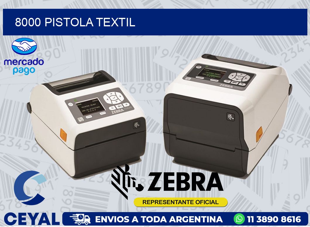 8000 PISTOLA TEXTIL