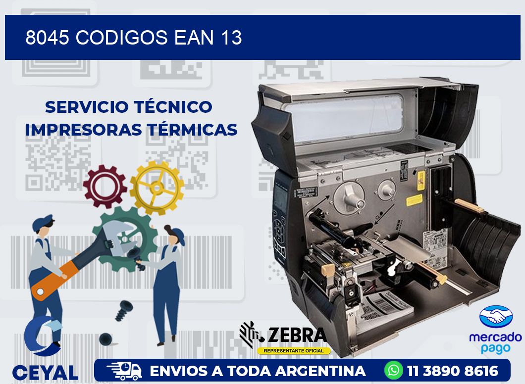 8045 CODIGOS EAN 13