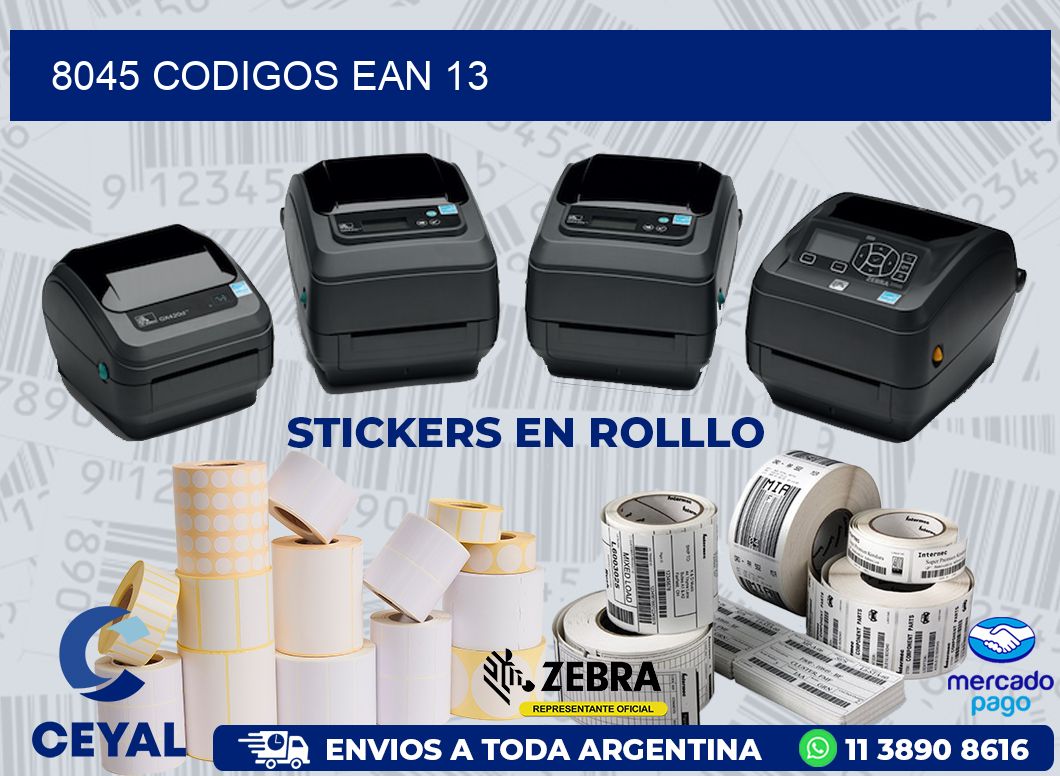 8045 CODIGOS EAN 13