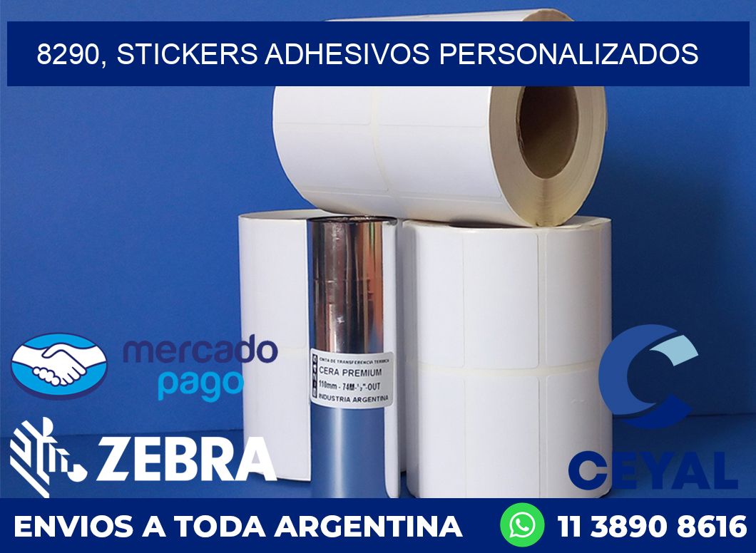 8290, stickers adhesivos personalizados