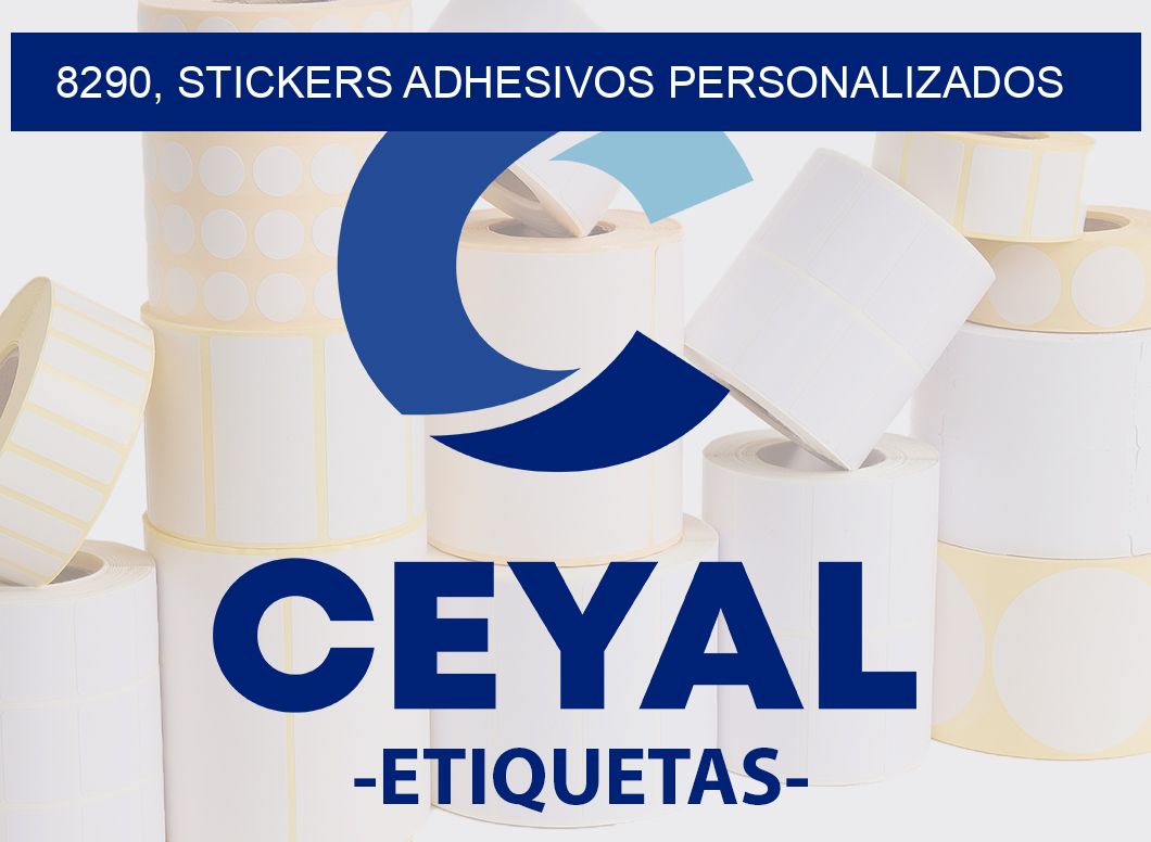 8290, stickers adhesivos personalizados