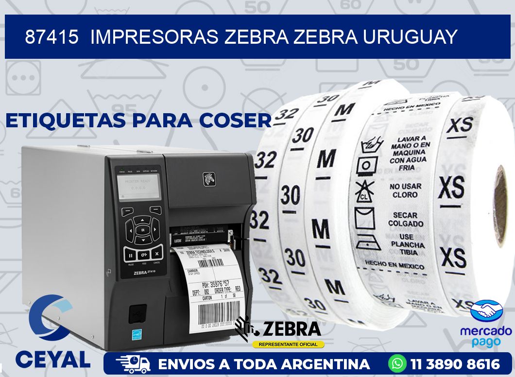 87415  IMPRESORAS ZEBRA ZEBRA URUGUAY