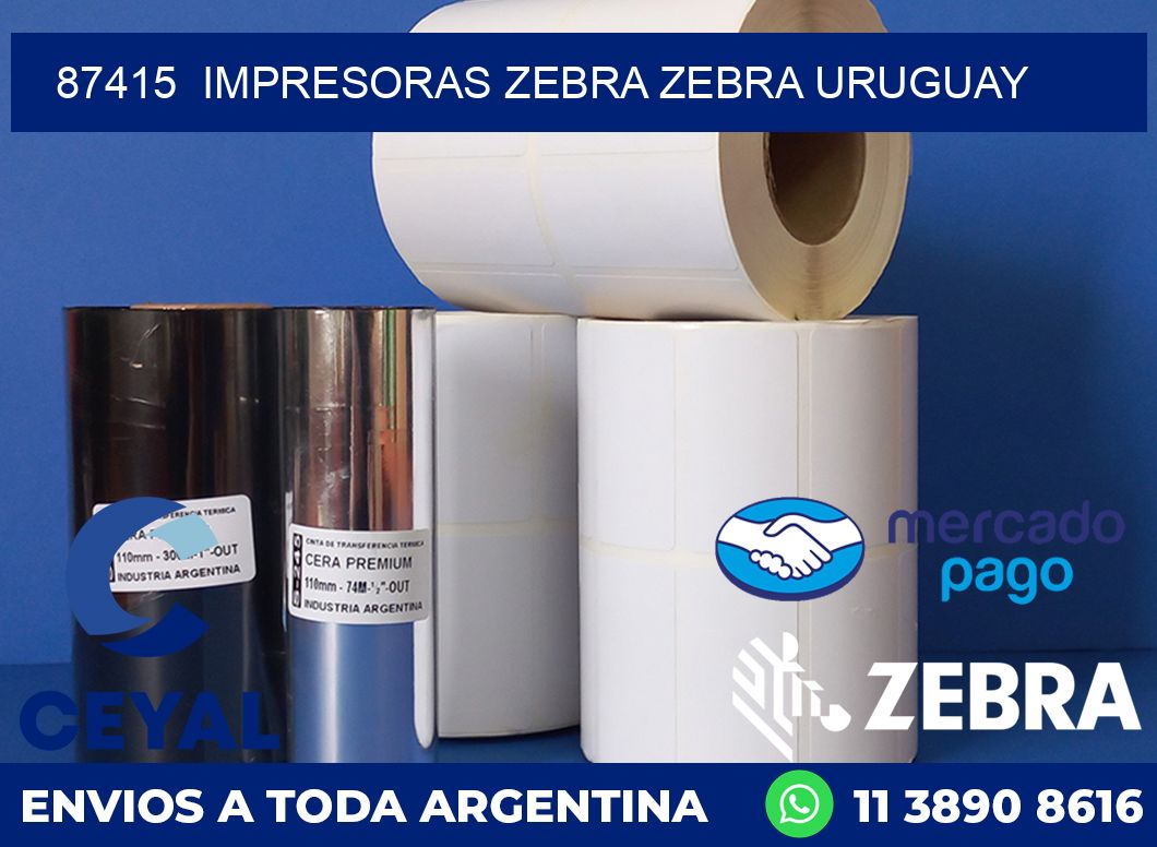 87415  IMPRESORAS ZEBRA ZEBRA URUGUAY