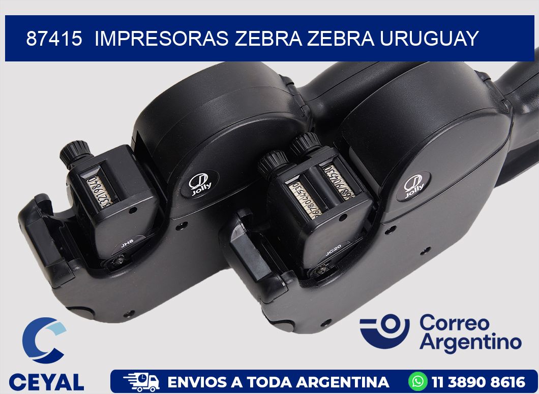 87415  IMPRESORAS ZEBRA ZEBRA URUGUAY