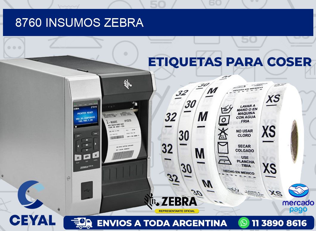 8760 INSUMOS ZEBRA
