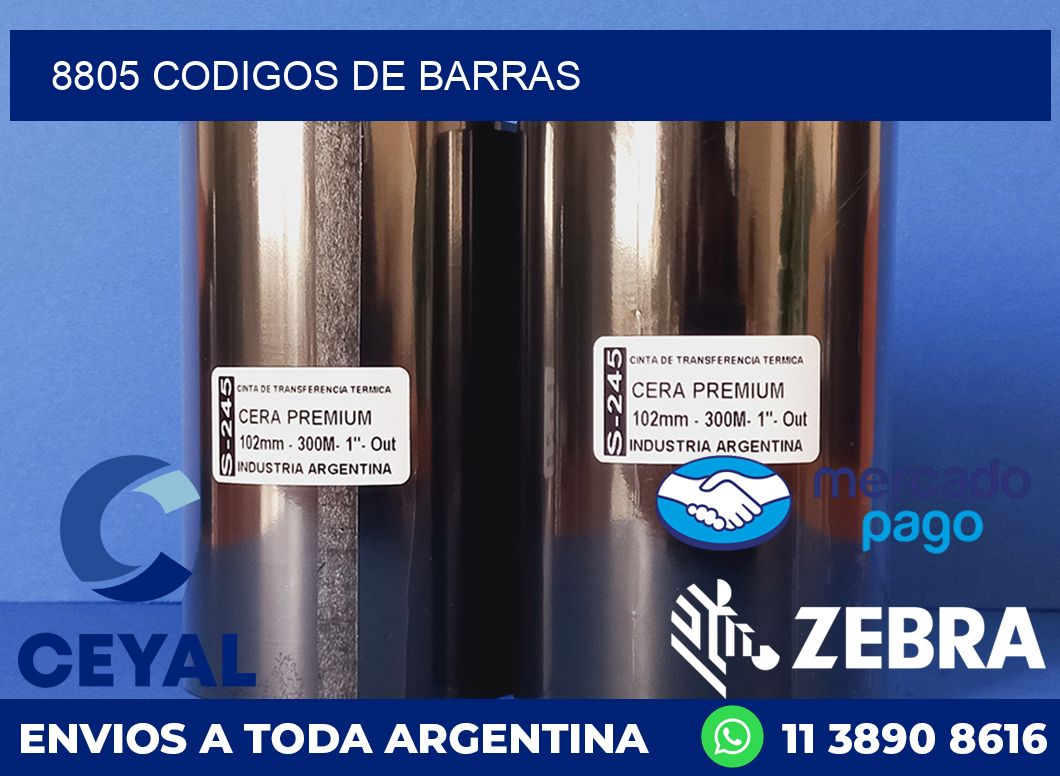 8805 CODIGOS DE BARRAS