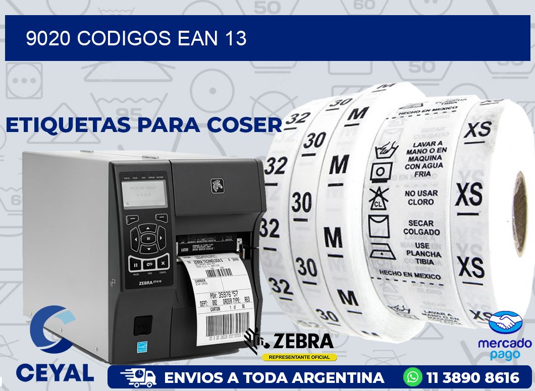 9020 CODIGOS EAN 13