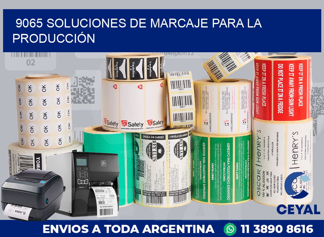 9065 SOLUCIONES DE MARCAJE PARA LA PRODUCCIÓN