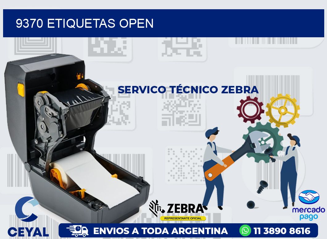 9370 ETIQUETAS OPEN