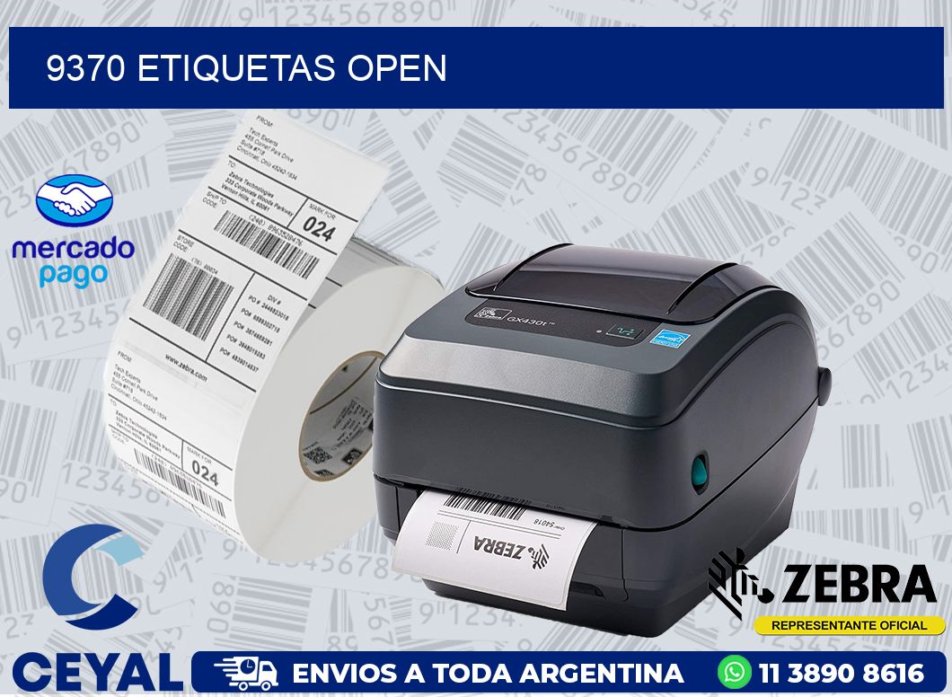 9370 ETIQUETAS OPEN