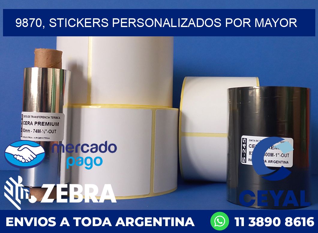 9870, stickers personalizados por mayor
