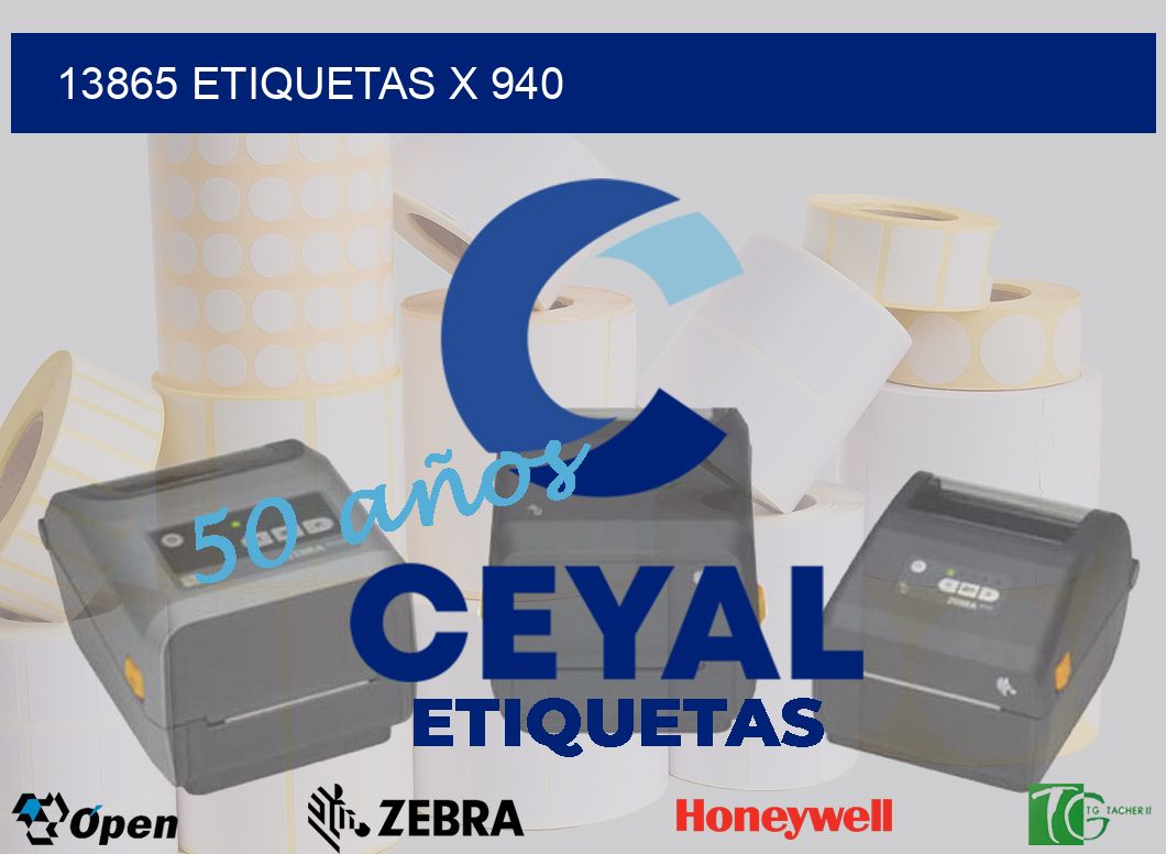 13865 Etiquetas x 940