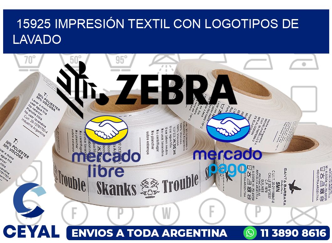 15925 IMPRESIÓN TEXTIL CON LOGOTIPOS DE LAVADO