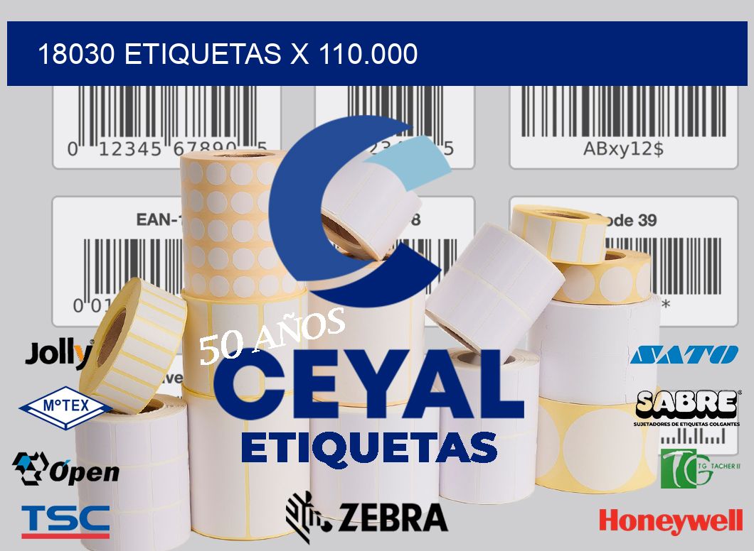 18030 Etiquetas x 110.000