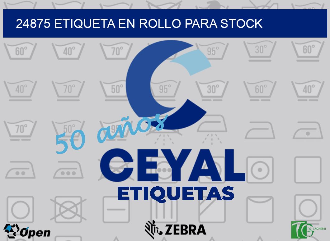 24875 ETIQUETA EN ROLLO PARA STOCK