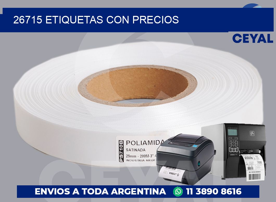 26715 ETIQUETAS CON PRECIOS