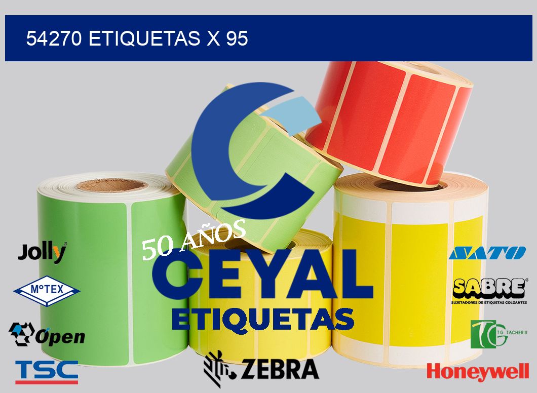 54270 Etiquetas x 95