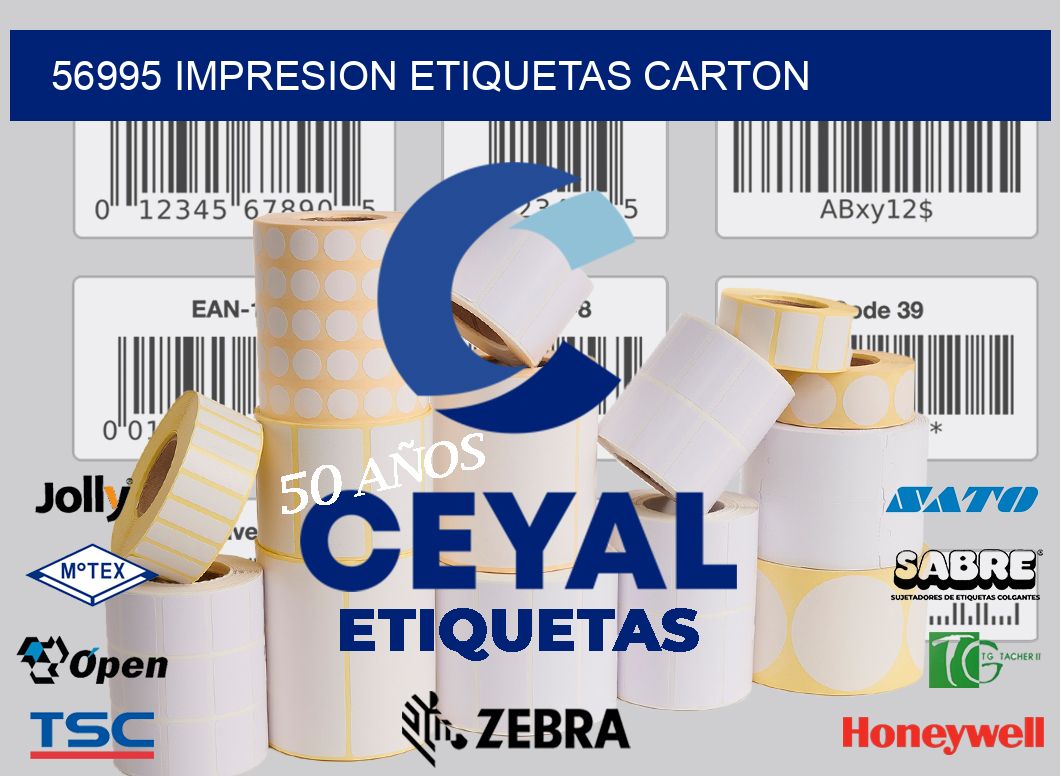 56995 IMPRESION ETIQUETAS CARTON