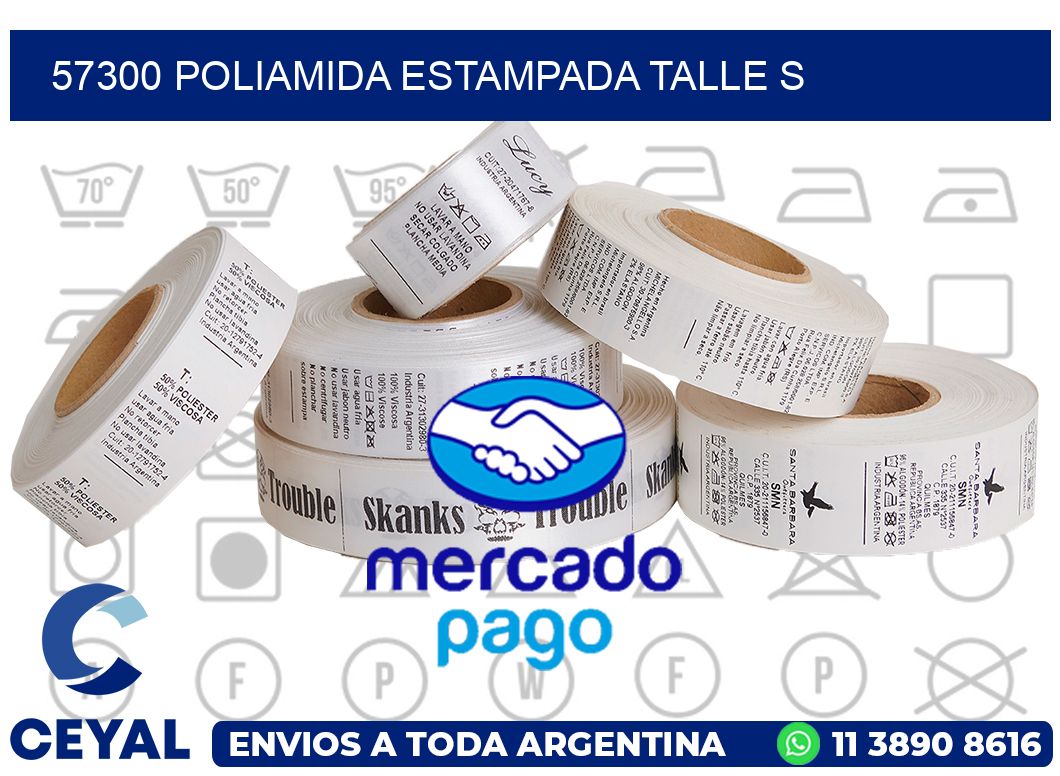 57300 POLIAMIDA ESTAMPADA TALLE S