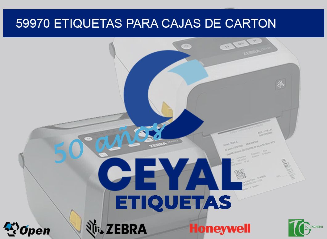 59970 ETIQUETAS PARA CAJAS DE CARTON