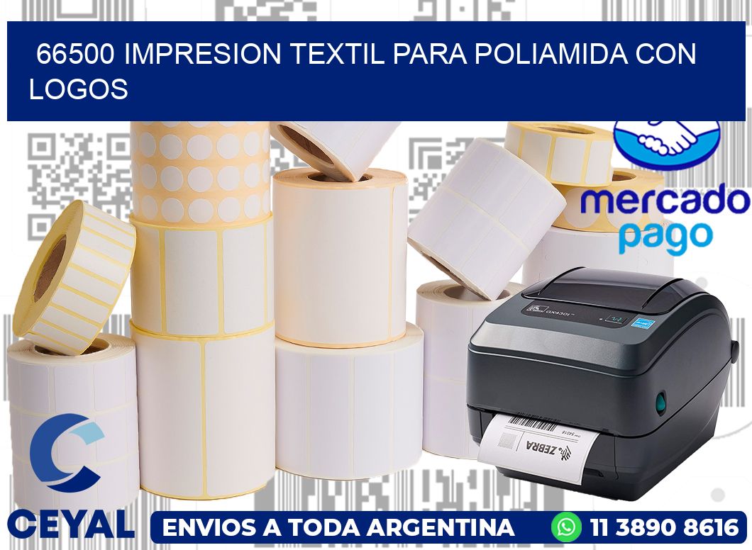 66500 IMPRESION TEXTIL PARA POLIAMIDA CON LOGOS