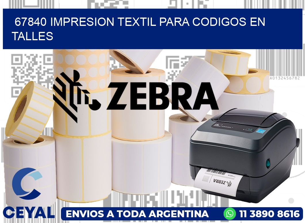 67840 IMPRESION TEXTIL PARA CODIGOS EN TALLES