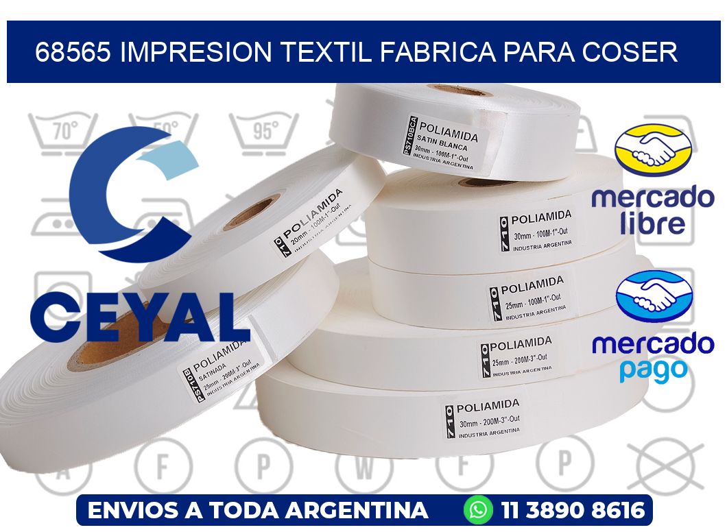68565 IMPRESION TEXTIL FABRICA PARA COSER