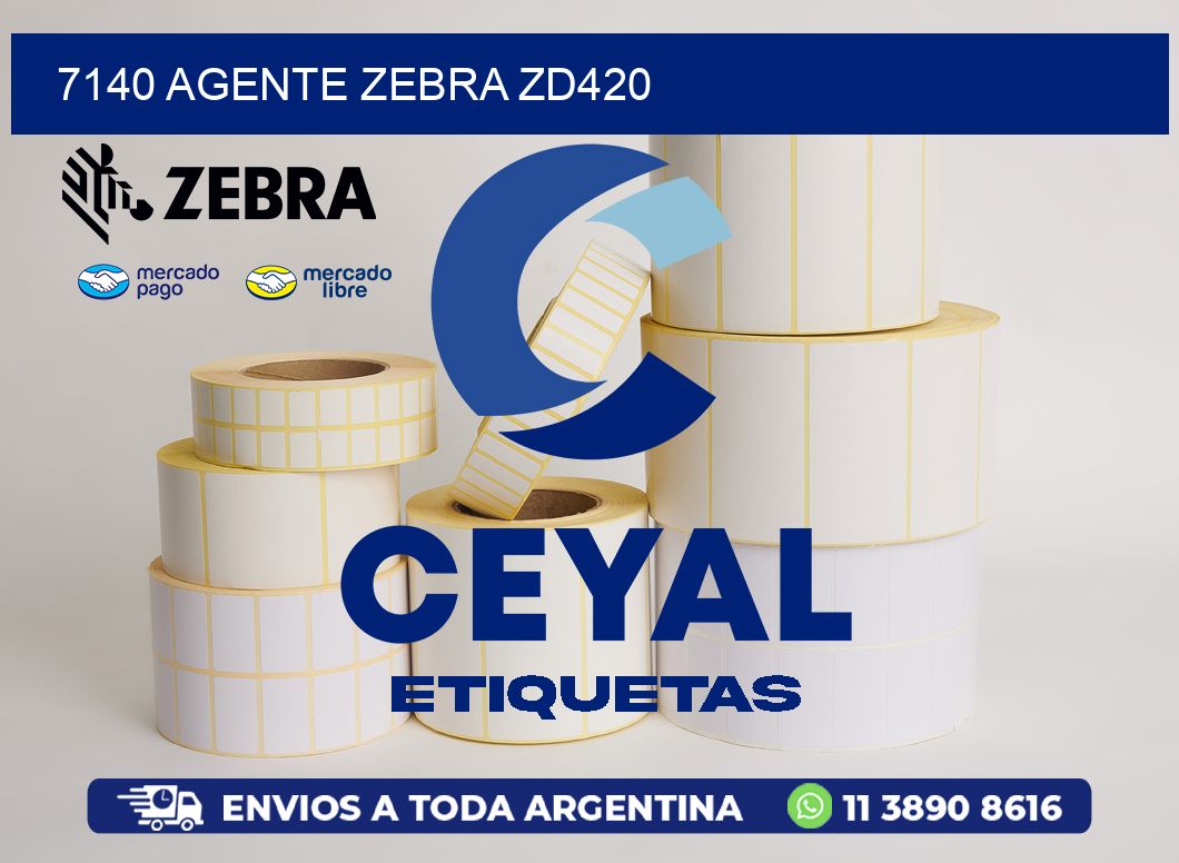 7140 AGENTE ZEBRA ZD420