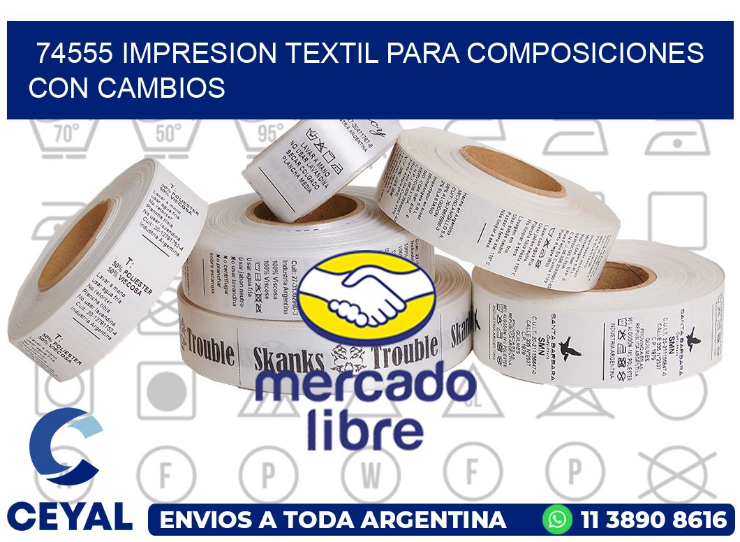 74555 IMPRESION TEXTIL PARA COMPOSICIONES CON CAMBIOS
