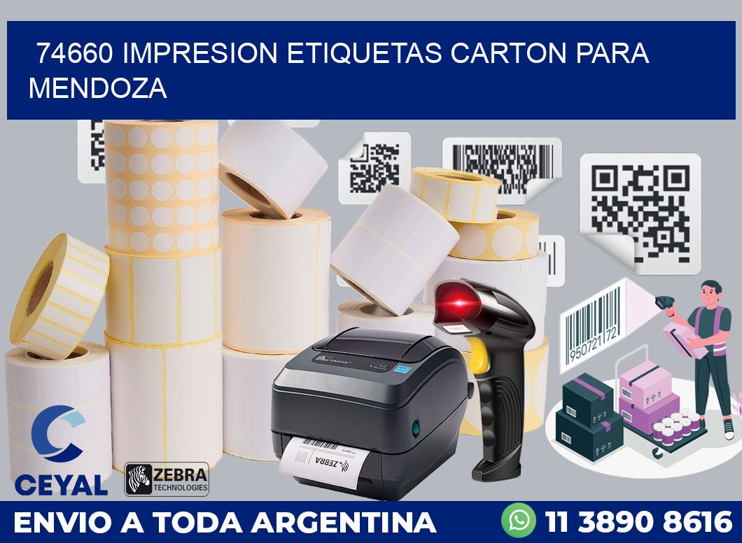 74660 IMPRESION ETIQUETAS CARTON PARA MENDOZA
