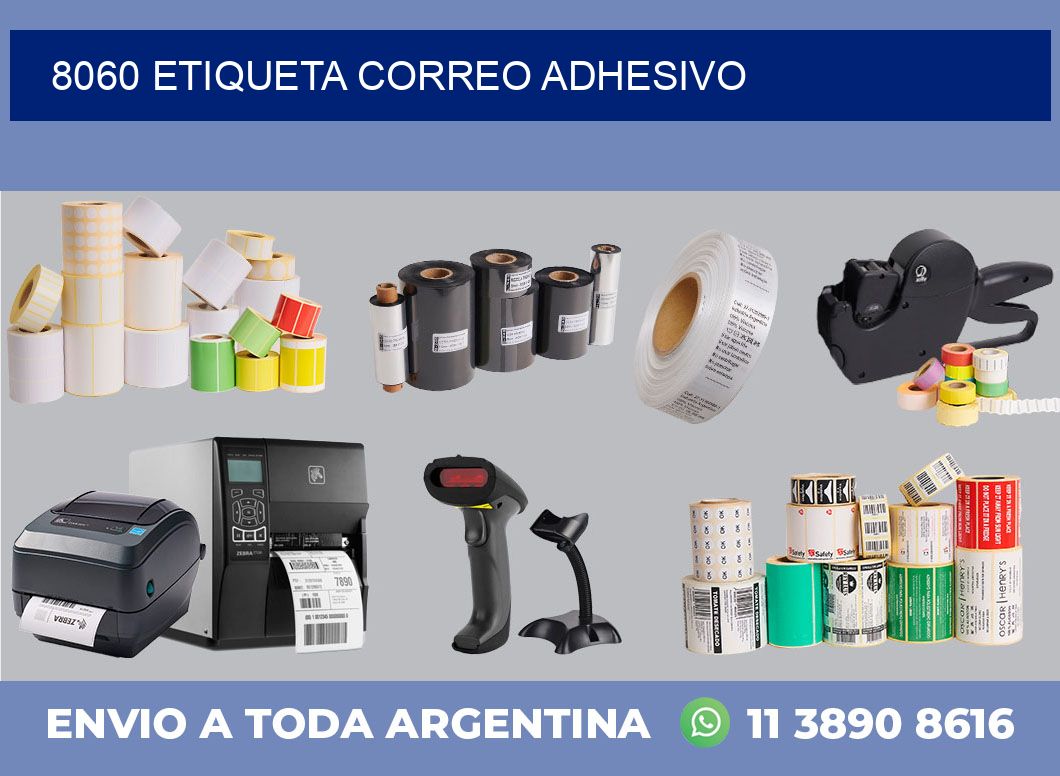 8060 ETIQUETA CORREO ADHESIVO