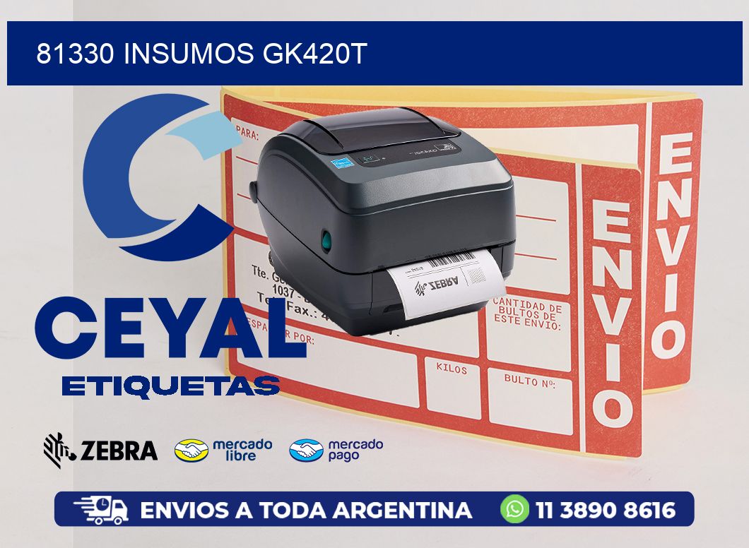 81330 INSUMOS GK420T