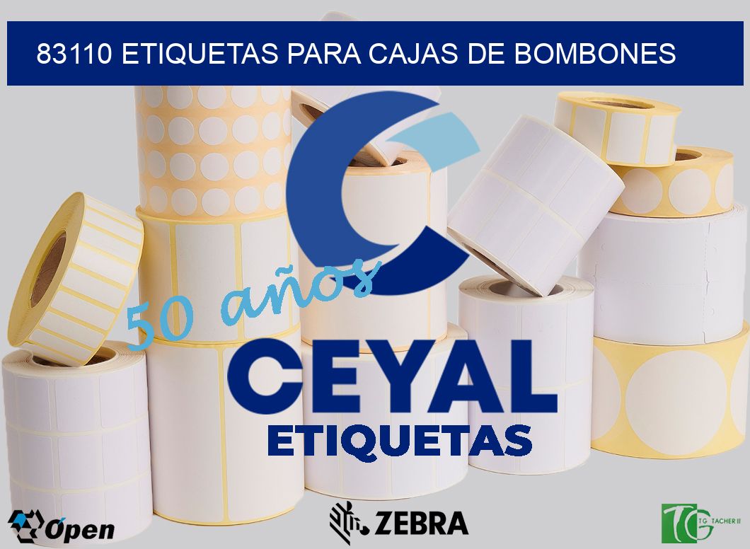 83110 ETIQUETAS PARA CAJAS DE BOMBONES
