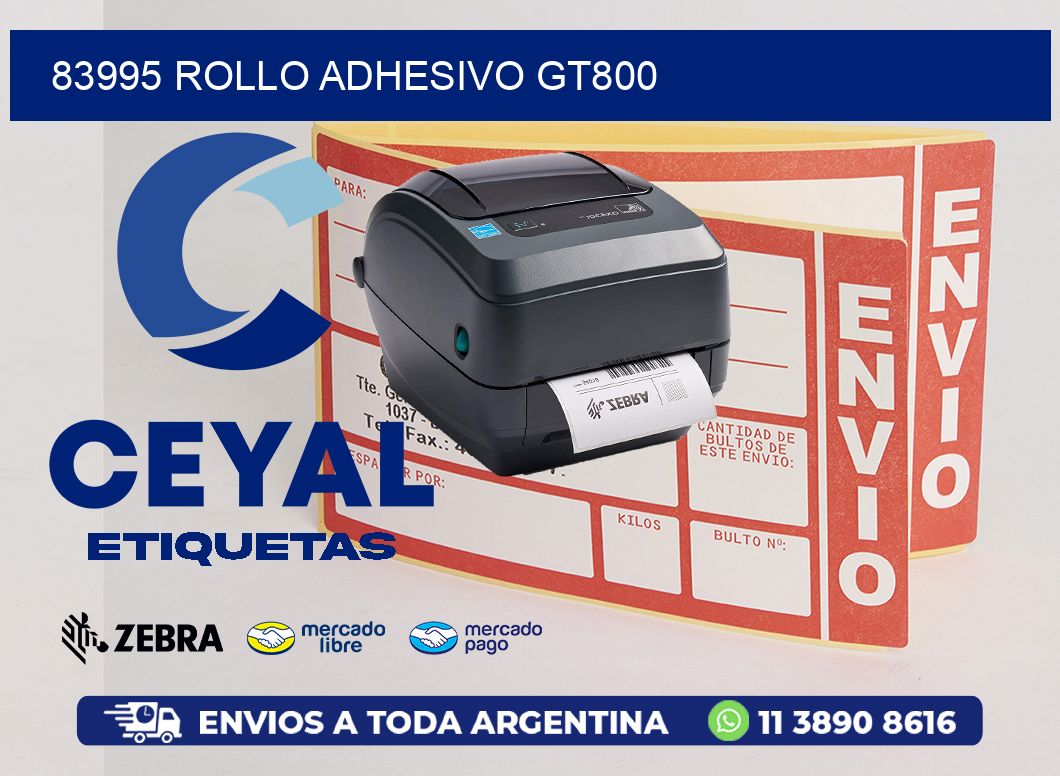 83995 ROLLO ADHESIVO GT800