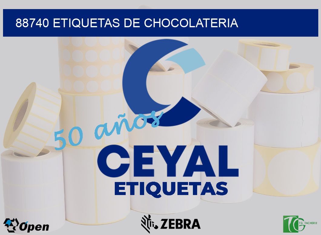 88740 ETIQUETAS DE CHOCOLATERIA