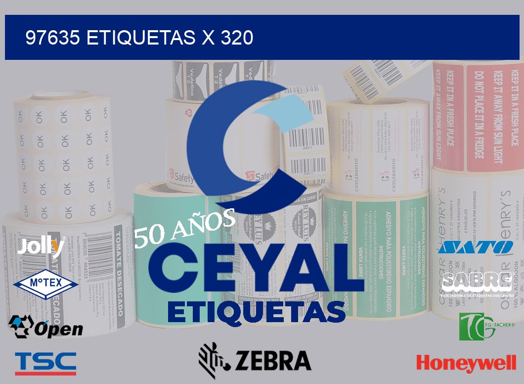 97635 Etiquetas x 320